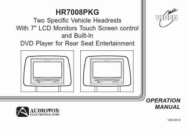 Audiovox Car Video System HR7008PKG-page_pdf